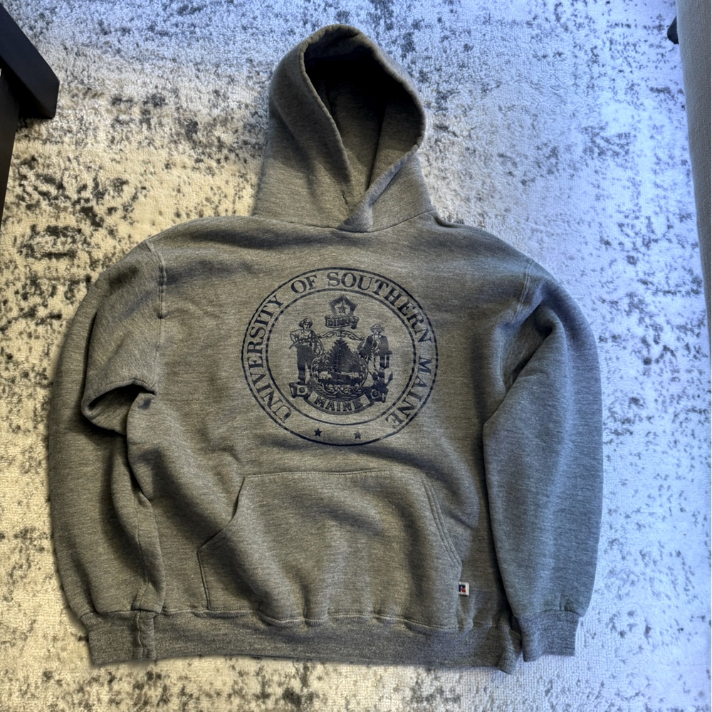 Vintage Russell Athletic University of Maine Hoodie / Sweater